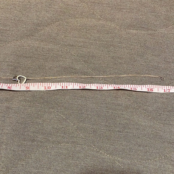 925 Sterling Silver Two-Hearts Double Chain Necklace | NWOT - Picture 6 of 8